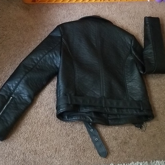Victoria Secret Faux Leather Moto Jacket - Picture 6 of 12